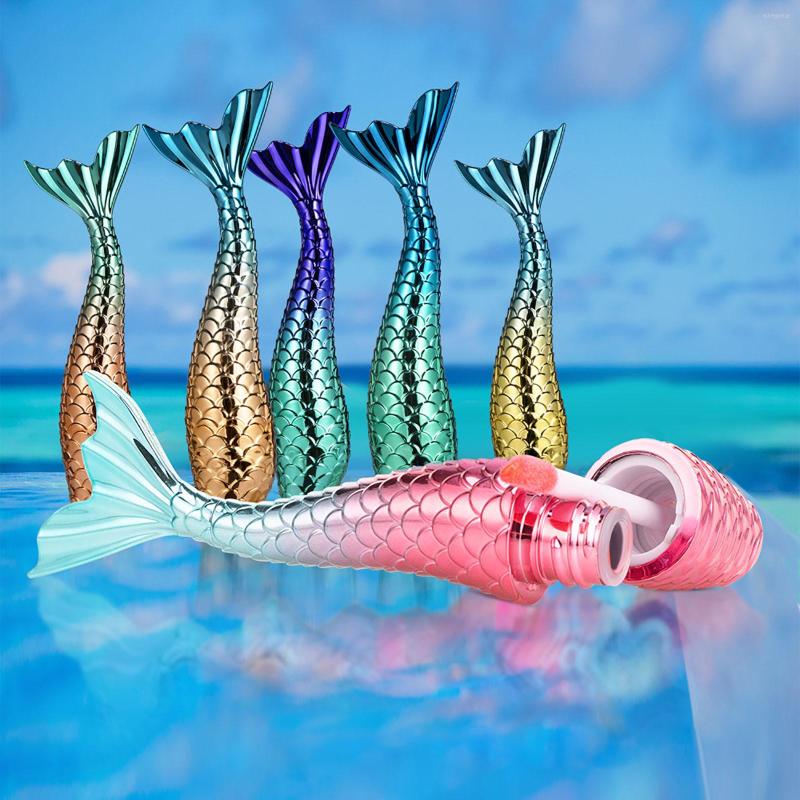 

Lip Gloss Mermaids Liquid Matte Non-Stick Cup Cosmetic Lasting Non-Fading Glaze 12 Colors Waterproof Lipgloss Makeup