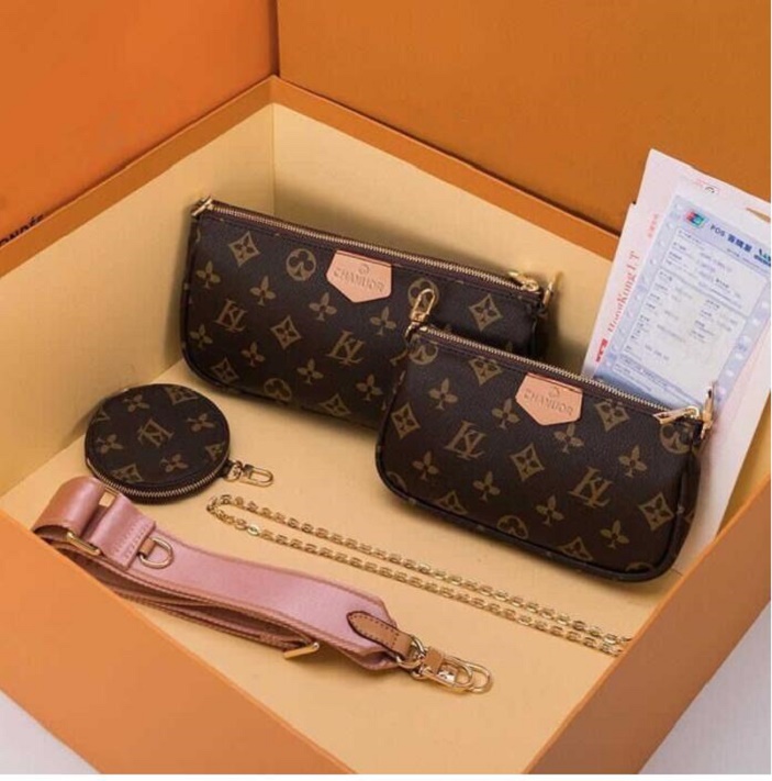 

Women Bags Handbag Original Box Date code Purse clutch shoulder messenger cross body serial number 3pcs set louiseity Purse Crossbody viutonity, 123