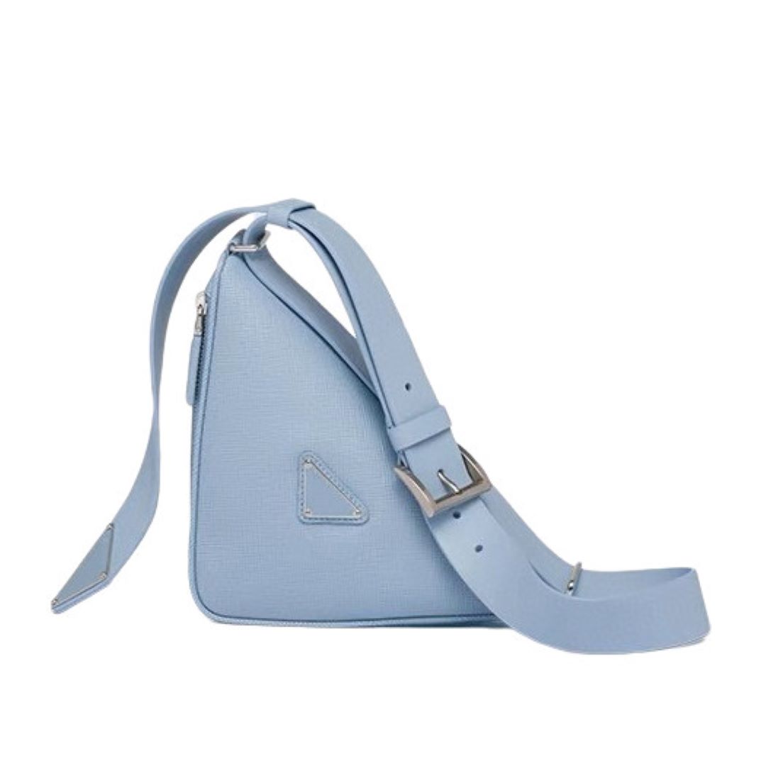 

Triangle crossbody bags wallets coin purse well-known brand messenger waist bag casual practical bumbag travel fanny pack designed for men and women, Box