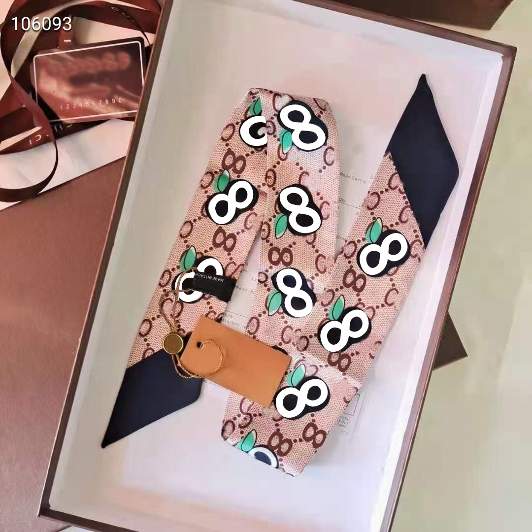 

Women's scarf designer scarves professional design Joker fashion letter print scarfs size 6x90cm