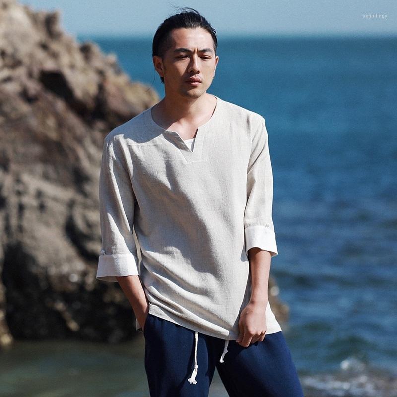 

Ethnic Clothing Traditional Chinese For Men Casual Loose Tops Blouse Shirt Online Store Shirts TA262