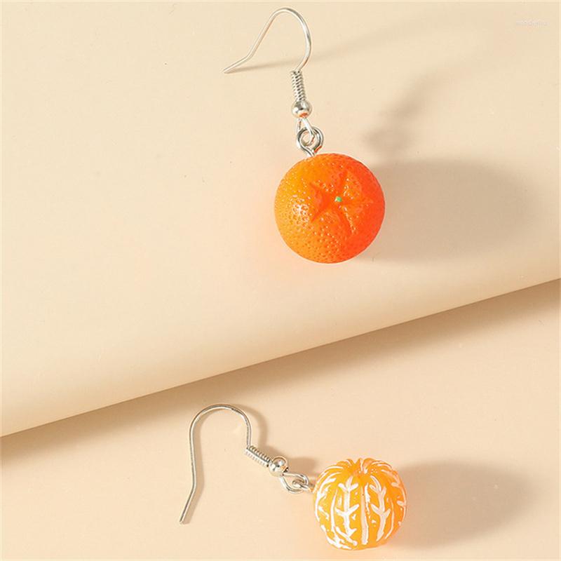 

Dangle Earrings Korean Lovely Fruit Tea Cup Creative Funny Crystal Cute Fun Earring Ear Jewelry Personality Gift