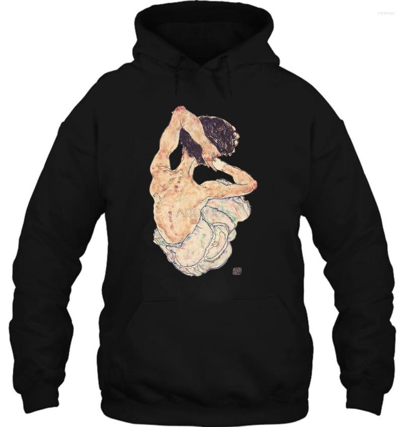 

Men's Hoodies Men Hoodie Women Sweater Funy Egon Schiele N.6 Tshirs, Men-white