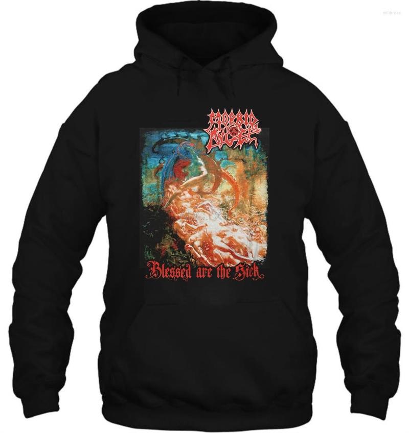 

Men's Hoodies Men Hoodie Women Sweater Funny Novelty Morbid Angel Blessed Are The Sick, Men-white