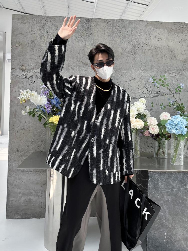 

Men' Jackets A443 Fashion Men' Coats & 2022 Runway Luxury European Design Party Style Clothing, Picture shown