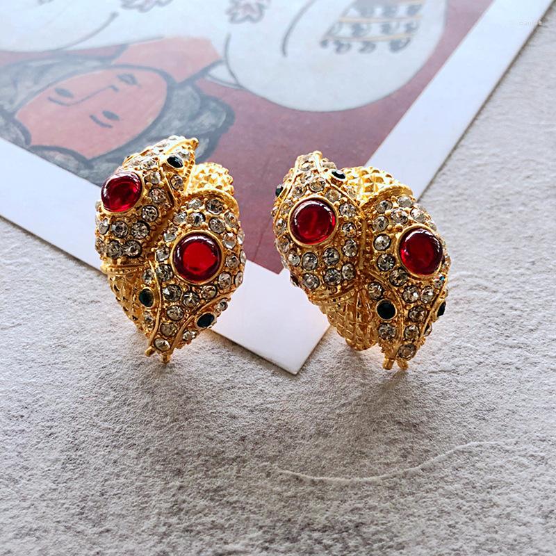 

Stud Earrings Women's Retro Temperament Snake-shaped Niche Court Style