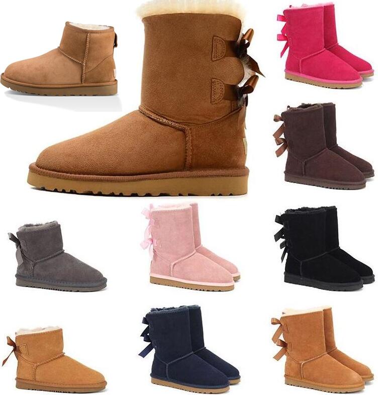 

Warm Boots Snow Boot Ankle Bootss Australian Classic Womens Mini Half Winter Full Fur Fluffy Furry Satin Usa Gs 585401 Booties Slippers Hot Ug Selling Wgg, C11