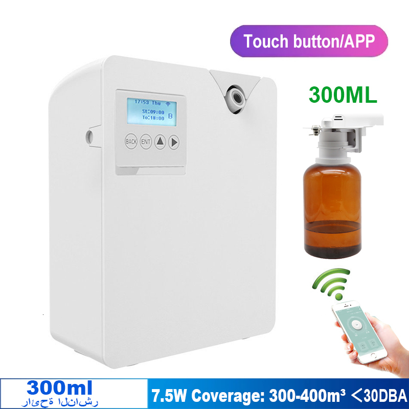 

Essential Oils Diffusers 300ML el Large Area Aromatherapy Oil Machine Timing Function Office Intelligent Control 221203