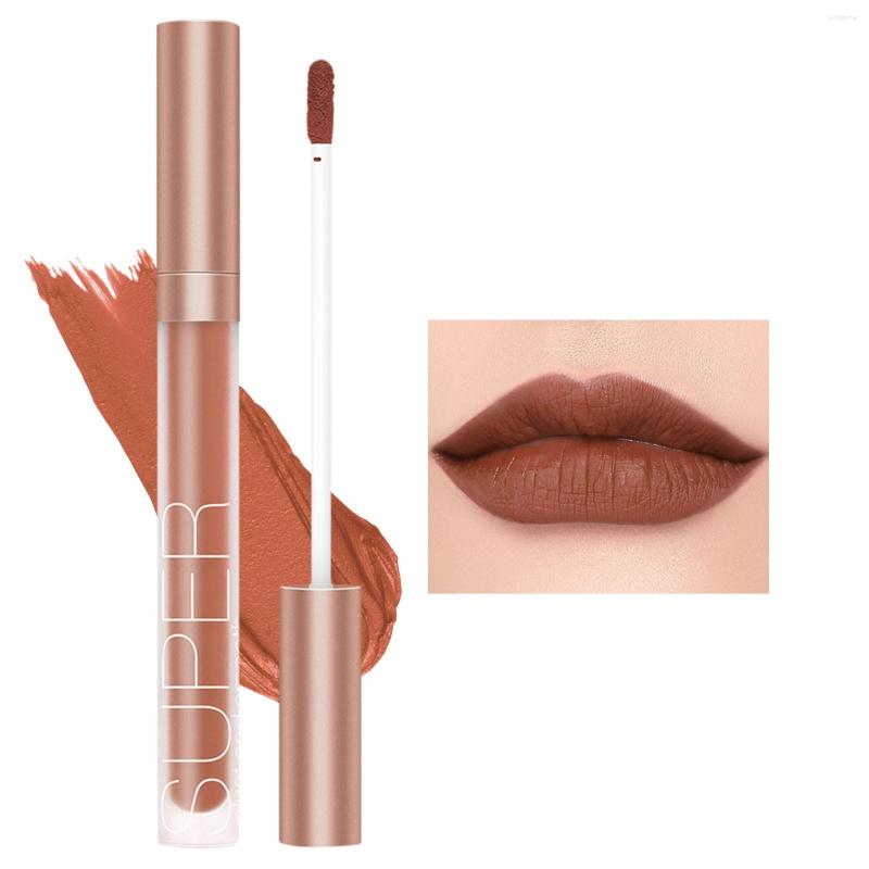 

Lip Gloss 12 Color Honey Velvet Long Lasting Non Stick Cup Does Not Take Off Makeup Cases Cute
