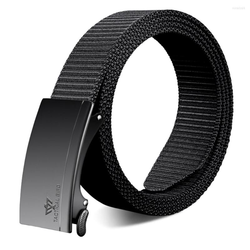 

Belts For Men Work Web Belt Jeans With Automatic Buckle Adjustable Tactical Nylon Mens Quick Release Bucle, Picture shown