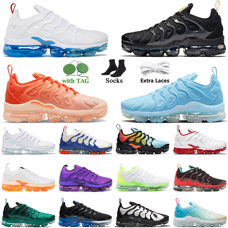 

Plus Tn Mens Running Shoes Trainers Sports Sneakers Triple Black Royal White Cherry University Blue Light Bone Cool Grey Betrue Cherry Men Women Atlanta Tns Size 36-45, A10 speed red 40-45