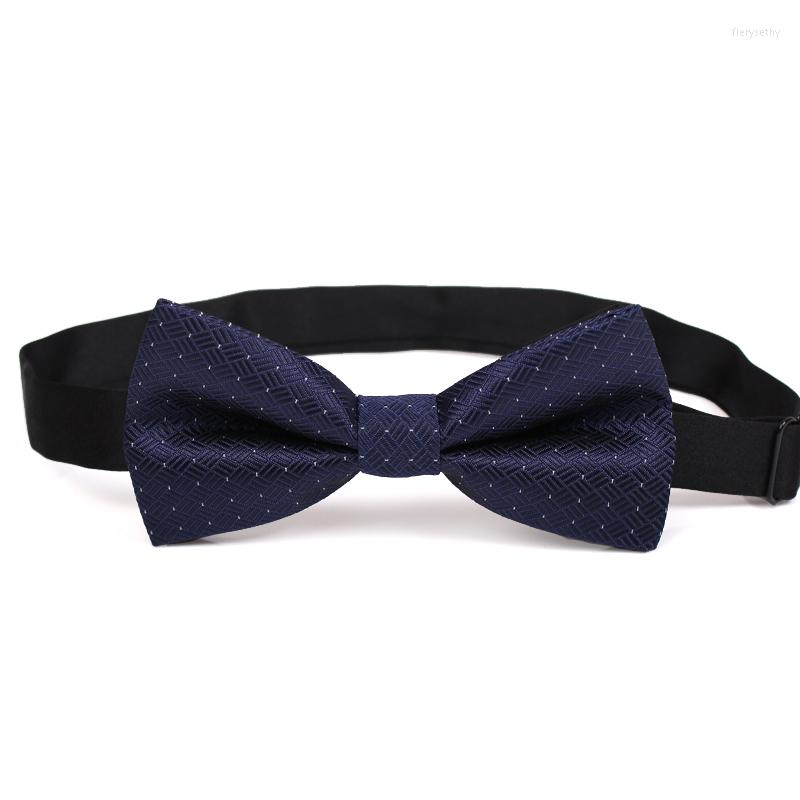 

Bow Ties Dark Blue Bowtie Men Formal Necktie Boy Men's Fashion Business Wedding Tie Male Dress Shirt Krawatte Legame Luxury Gift Box