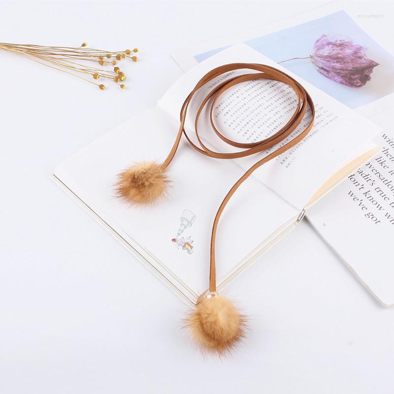 

Belts Corset For Women Dress Waist Strap Cute Girl Fur Thin Knot Rope Luxury Designer Waistband Ladies Accessories, White