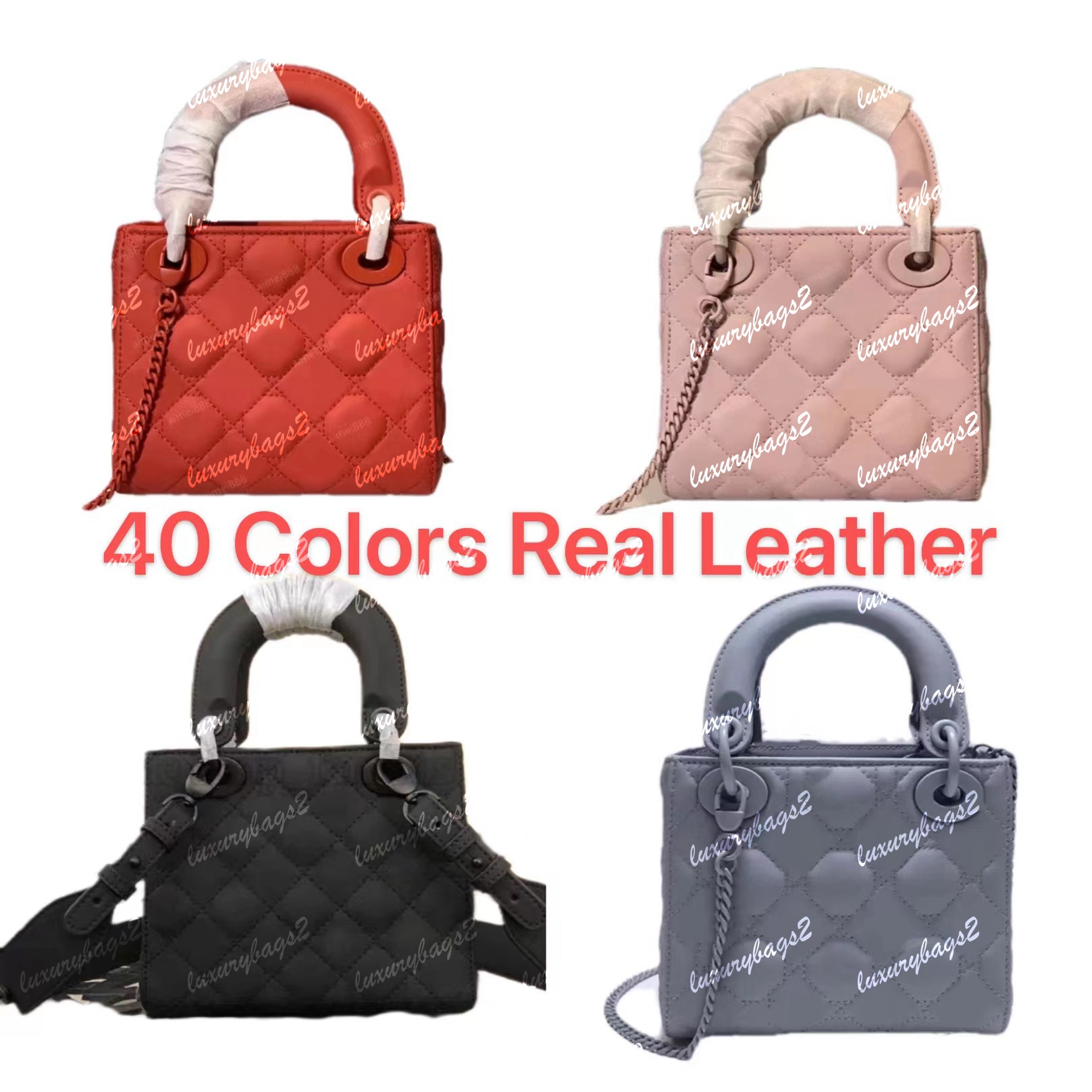 

Mini Handbag Designer Lady Bag Crossbody Shoulder Bags Women Totes 17cm 20cm 24cm Gold Silver Hardware Square Sheepskin Quilted Letter Cute Handbags Ladies Bags, Color 16-silver hardware