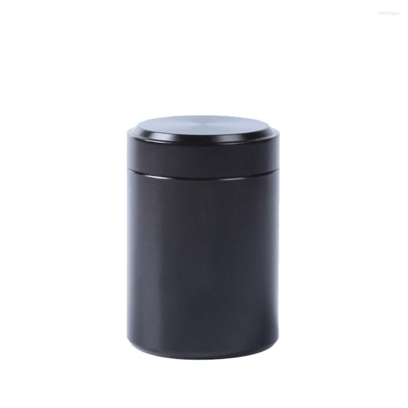 

Storage Bottles 80ml Solid Color Airtight Smell Proof Container Stash Metal Sealed Can Tea Jar Kitchen Containers Tins