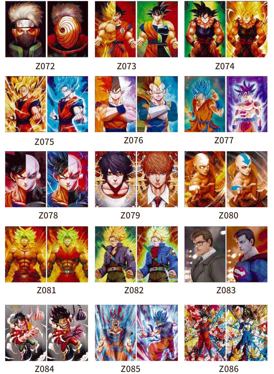 

Japanese Holographic Anime Toy 3D Poster Hero Cartoon Optical Illusion Flip Image And Holographic Bedroom Wall Picture 40cm DHL