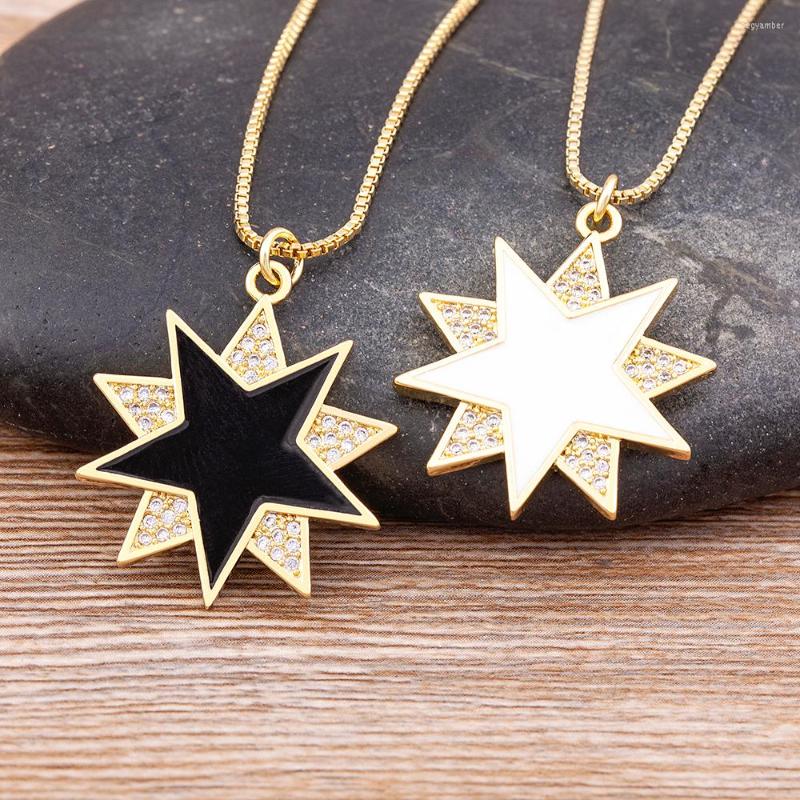 

Chains AIBEF Korean Fashion Y2k Jewelry Punk Star Necklaces For Girl Women Pentagram Choker Minimalist Party Accessories