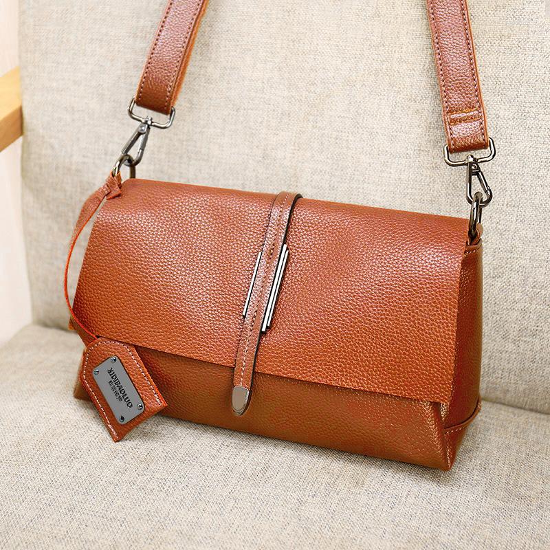 

Evening Bags Johnature Fashion Women Solid Color Leather Bag 2022 Versatile Leisure Multi Compartment Ladies Shoulder & Crossbody, Black