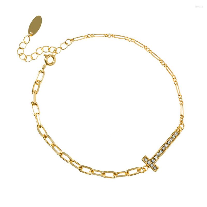 

Link Bracelets Jaeeyin 2022 Multi Reinestone Chain Paved Stone Cross Unisex Religious Bracelet Jewelry Gift For Women Men