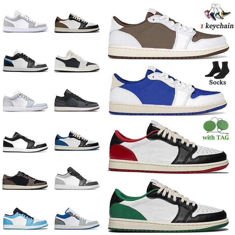 

Jumpman 1 1s Low Mens Women Basketball Shoes Fragment Cactus Jacks Dark Mocha Tear Away Silver Craft Inside Out Black Toe UNC Wolf Grey, A60 shadow toe 36-46