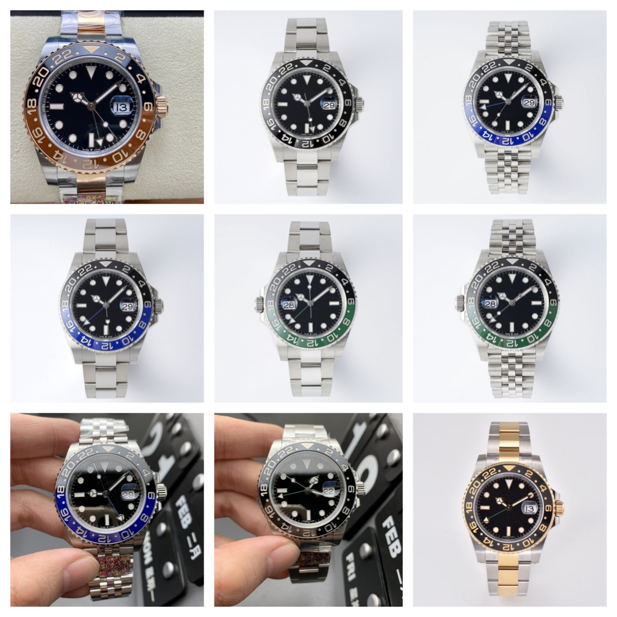 

Clean Montre de luxe luxury watch men watches 40MM 3285 Automatic machine movement 904L steel case Wristwatches GMT, As picture