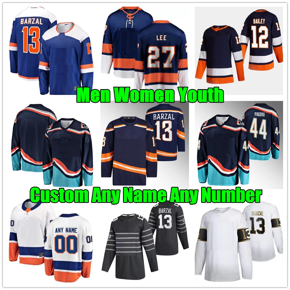 

2022-23 Reverse Retro Hockey Jerseys NOAH DOBSON ISlANDERS ANTHONY BEAUViLLiER OlIVER WAHlstrom Johnny Boychuk Custom Stitched jersey, As shown in illustration
