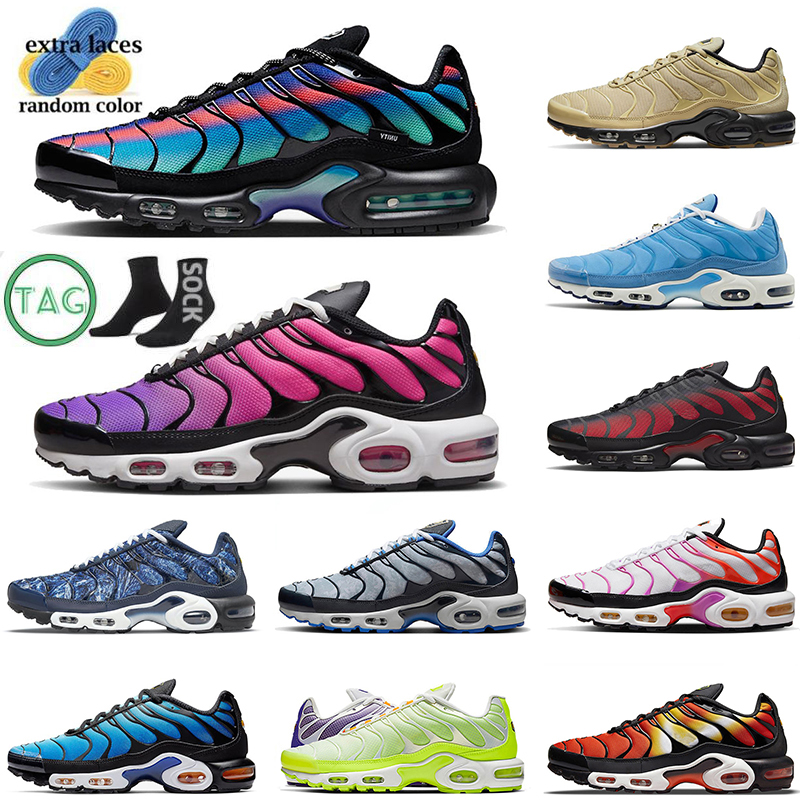 

plus tn terrascape running shoes men women airmaxs tns tn3 sneakers tns triple black white unity university hyper blue jade dusk oreo dred reflective Sports Trainers, A31 40-46