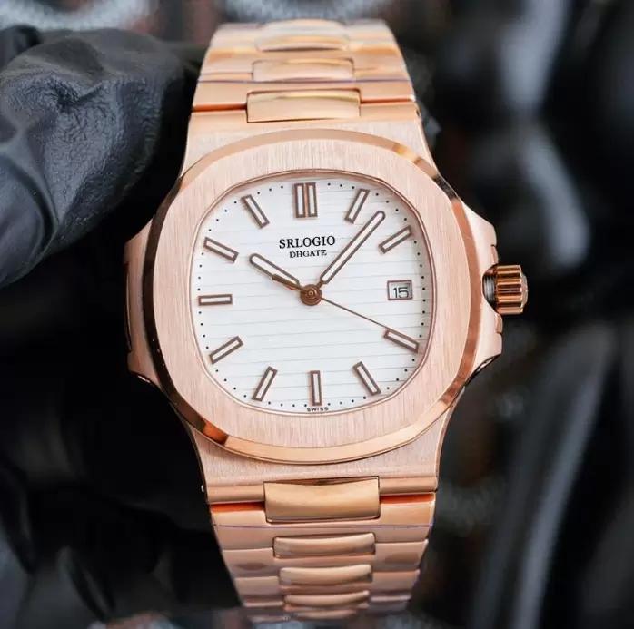 

U1 Top AAA Luxurys Original Pateks Philippes Watches Steel Mesh band Analog with Date Wrist Mens Luxury Brand ERUY Automatic Movement Mechanical Watches Montre Luxe, 10