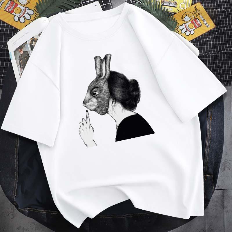 

Men's T Shirts Black Girl Character Harajuku T-Shirt Summer Cotton Round Neck Unisex Short Sleeve Daily Simple Fashion 14 Colors Top, White