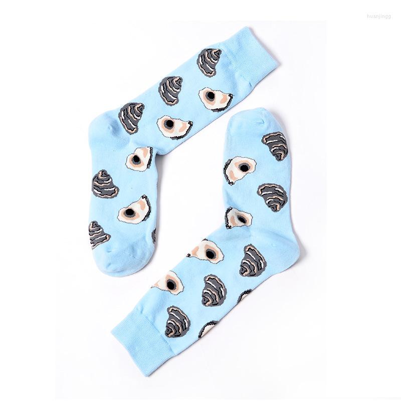 

Men's Socks 1 Pair Men Casual Fall Winter Warm Cartoon Thick Printed Animals Women Leisure Soft Cotton