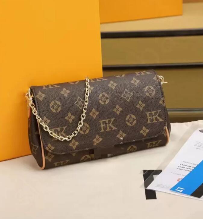 

Designers Fashion Ladies Shoulder Bags Chain Womens Classic Luxurys Handbags PU Crossbody Bag, Coffee lattice