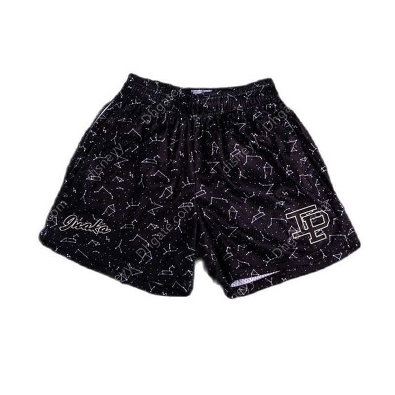 

Men's and Women's Mesh Shorts Classic Ip Gym Basketball Training Inaka Power Fashion Design Summer Large, Coral net