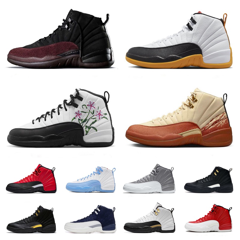 

Retro 12 A Ma Maniere Basketball Shoes Jumpman 12s Stealth Floral Reverse Flu Game Hyper Royal Gamma Blue OVO White Fiba Black Taxi Playoff Twist The Master Sneakers, Bubble package bag