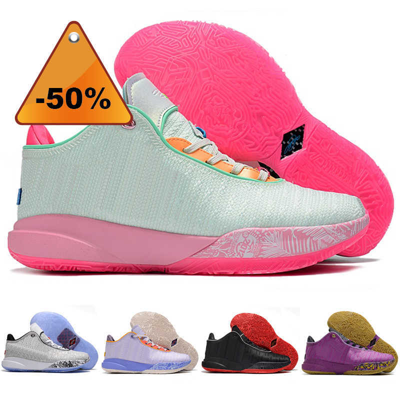 

Roller Shoes LeBrons xx 20 Violet Frost Shoes The Debut Bred Pink Women Men Basketball Sport Shoe Sneakers, As shown 1