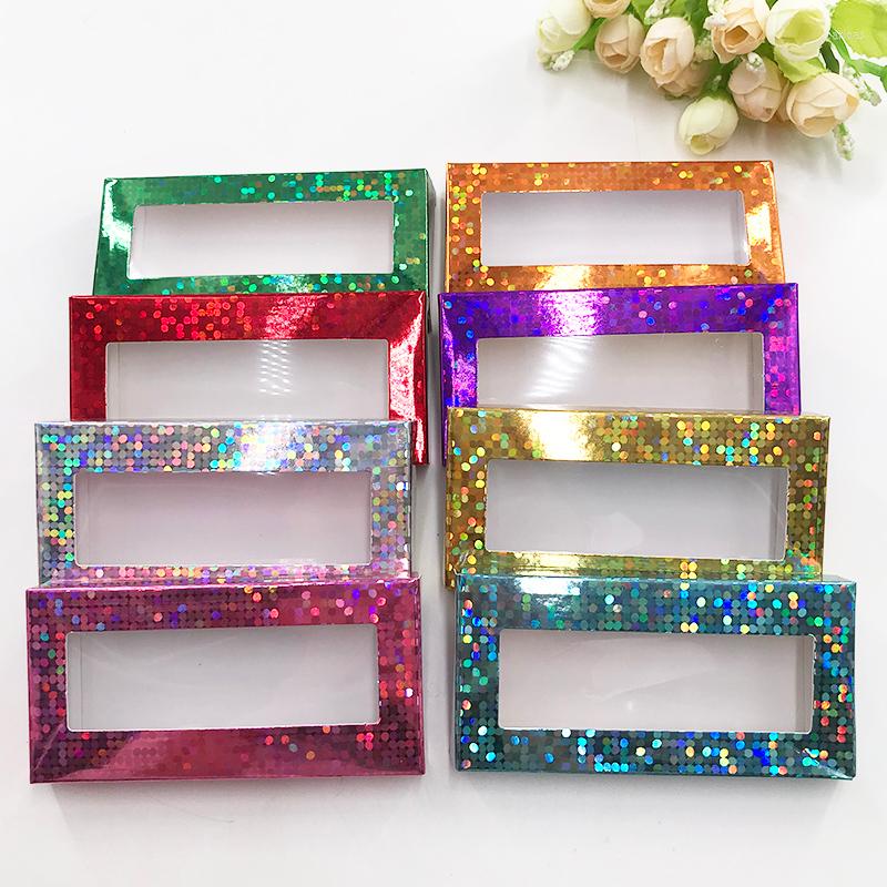 

False Eyelashes Fast Box 20/30/50/100/150pcs Without Tray 25mm Mink Lashes Packaging For