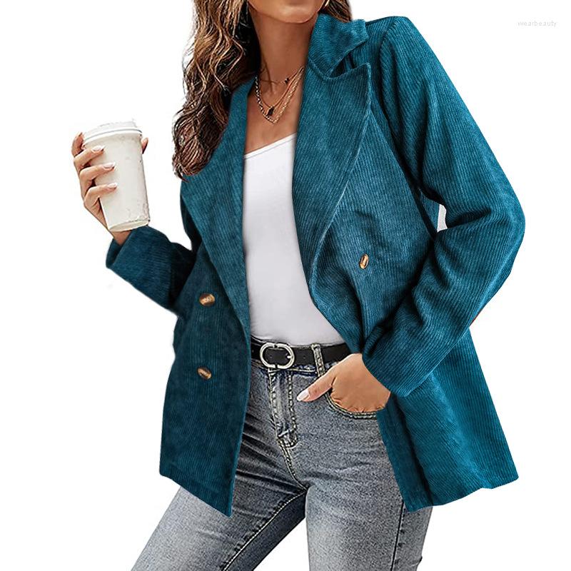 

Women' Suits Women' Tops 2022 Autumn Winter Solid Jackets Long Sleeve Casual Blazer Office Lady Clothing Ropa Para Mujer Blazers, Red