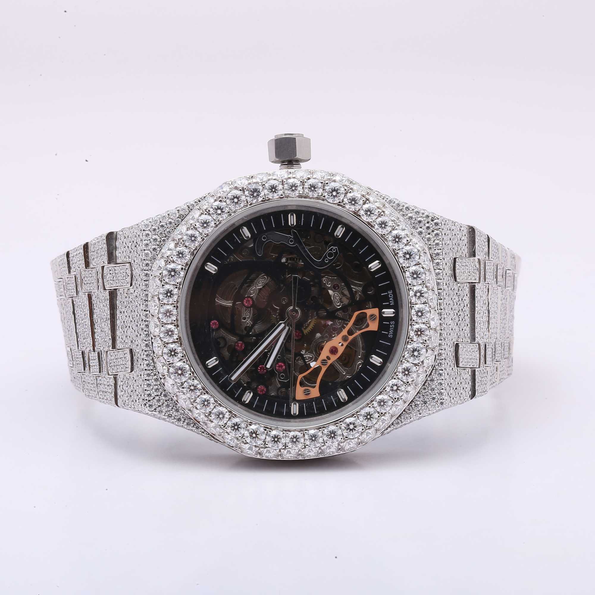 

Other Watches Wristwatches iced out customize diamond luxury men's watch handmade fine jewelry manufacturer VVS1 diamond watchUIJY6T3S