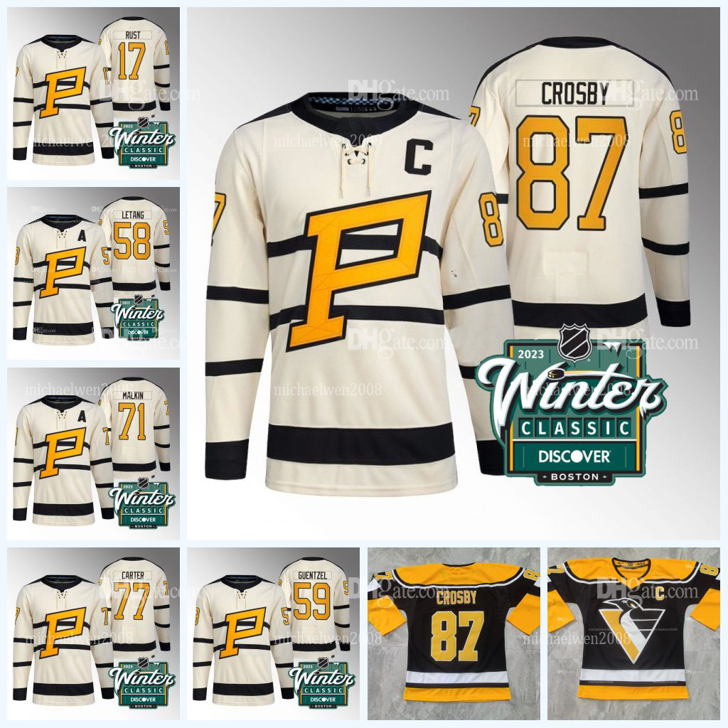 

Pittsburgh Sidney Crosby Penguins Jersey 2023 Winter Classic Jeff Carter Jeff Petry Ty Smith Evgeni Malkin Kris Letang Jake Guentzel Kapanen Bryan Rust DeSmith, 2022-23 reverse retro