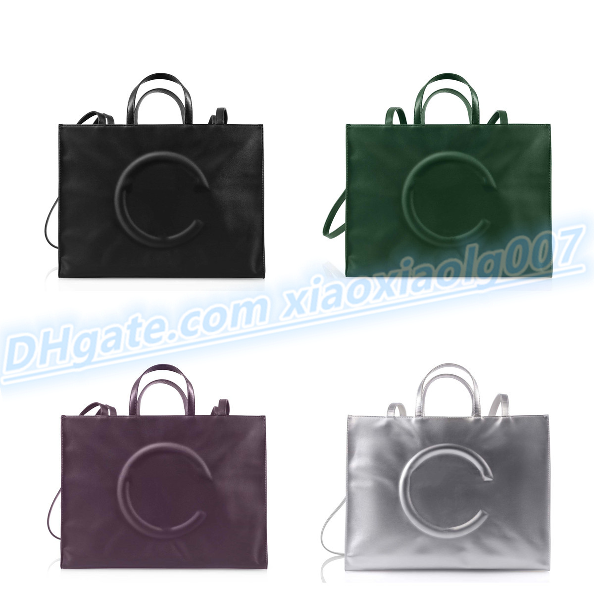 

Top Fashion designers bags 3 Sizes Shoulders Bags Soft Leather Mini Telfars Crossbod bags Men and women Handbags Luxury Totes Fashion Shopping bags Beach Bags, Grey