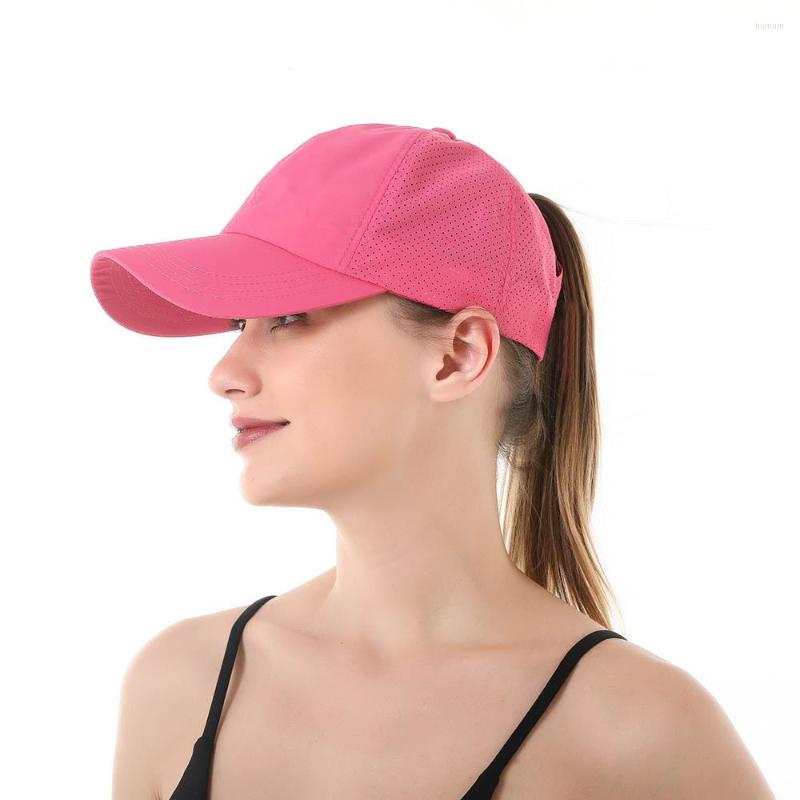 

Wide Brim Hats Femle Baseball Cap Women Outdoor Sports Hat Girls Sun Breathable Mesh Peaked Men's Women's Caps Hip Hop Snapback, White