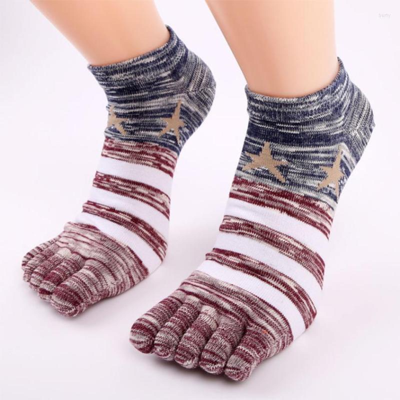 

Men's Socks DROPSHIP 2022 Arrival Fashion Men Five Fingers Anti Slip Cotton Casual Comfortable Gifts Freeship #J05, Gray