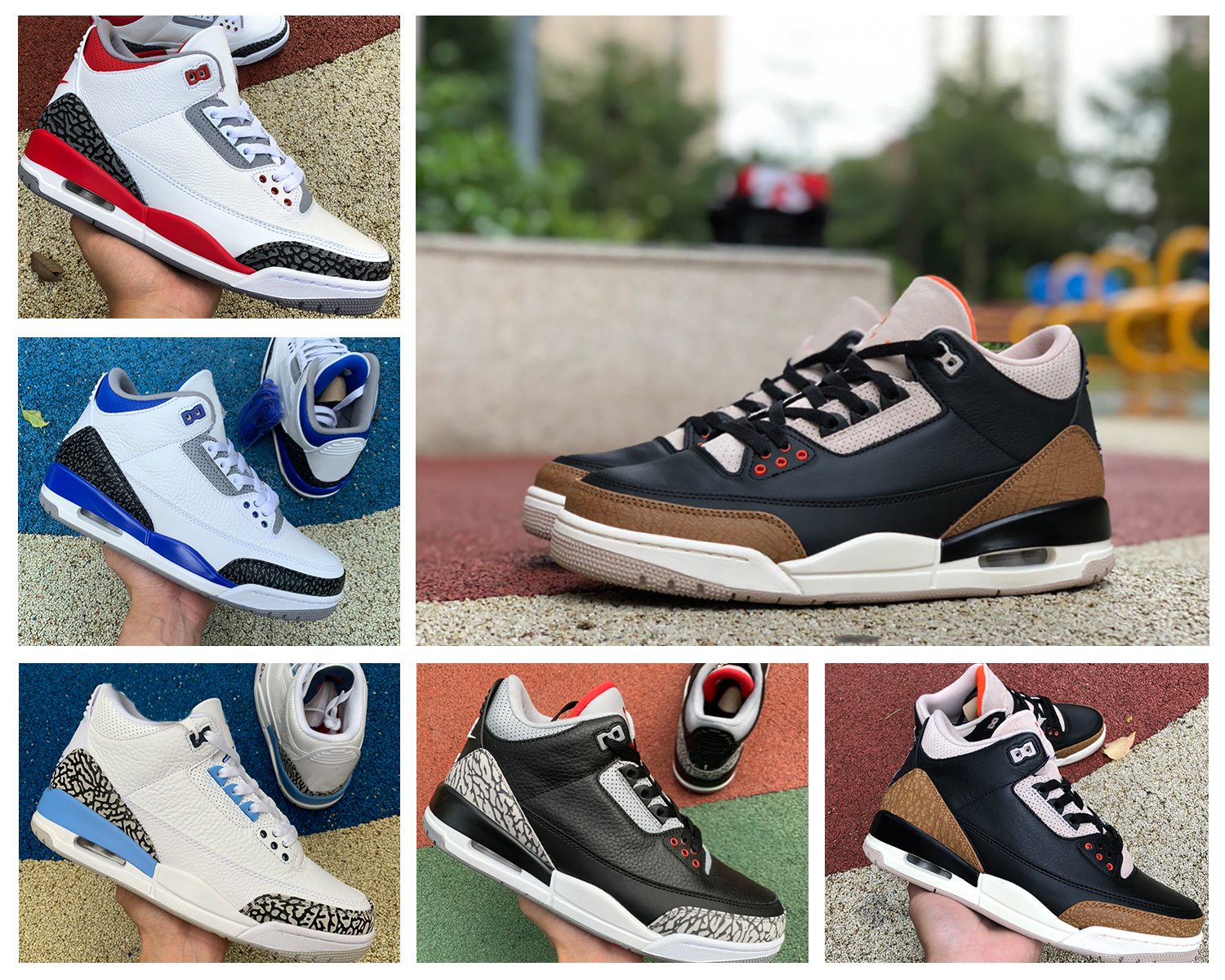 

Jumpman 3 Og Fire Red Basketball Shoes Desert Elephant 3s Racer Blue Dark Iris Unc Atmosphere Fashion Trainers Sneakers Sports with Box, 5#unc