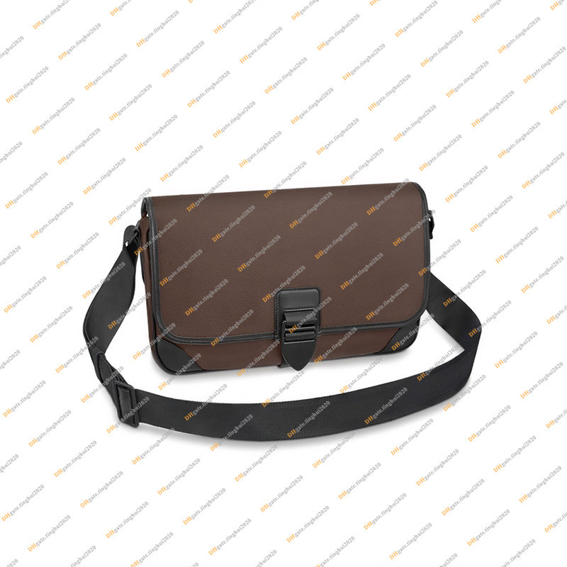 

Men Fashion Casual Designe ARCHY Bag Messenger Bags Crossbody Shoulder Bag TOTE Handbag TOP Mirror Quality M46328 Purse Pouch, Brown flower / with dust bag