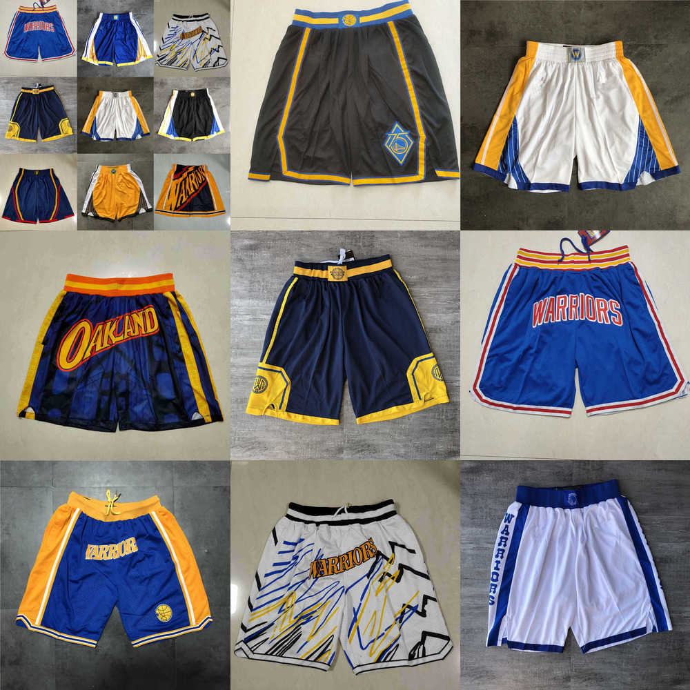

Golden State''Warriors''men Throwback Basketball Shorts pocket, Color