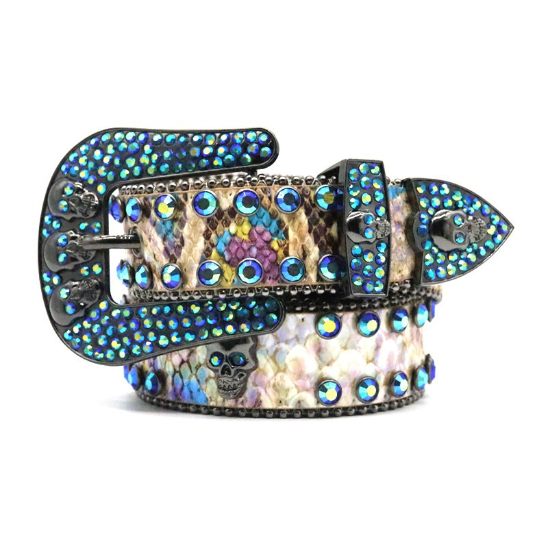 

2023 Designer bb belt Simon Belts for men women shiny diamond belt black on black Blue white multicolour with bling rhinestones as gift 20 style wholesale, As pics