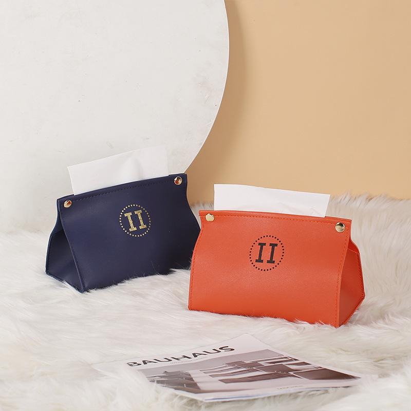 

Fashion Leather Tissues Box Designer Tissue Boxes Classic Brand High Quality Home Table Decoration Kitchen Dining Decor Napkins Storage Case