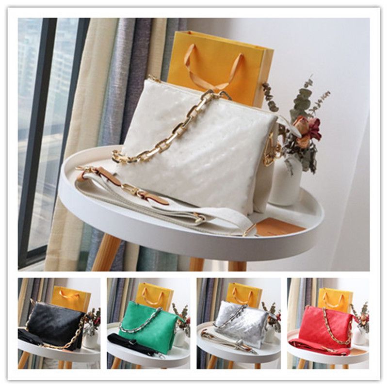 

Designer Luxury bags Coussin pm gold Chain crossbody Shoulder Bag PM Black Leather Handbags, 1#
