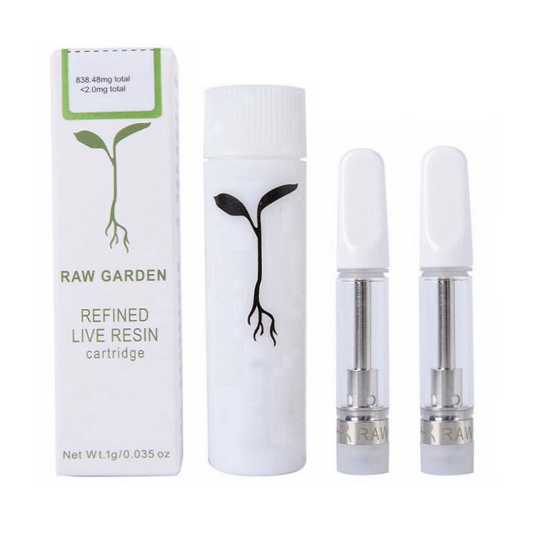 

Raw Garden Glass Carts Ceramic Coil Atomizer Vape Cartridges 0.8ml 1ml Empty 510 Thread Thick Oil Cartridge Packaging Vaporizer 200pcs