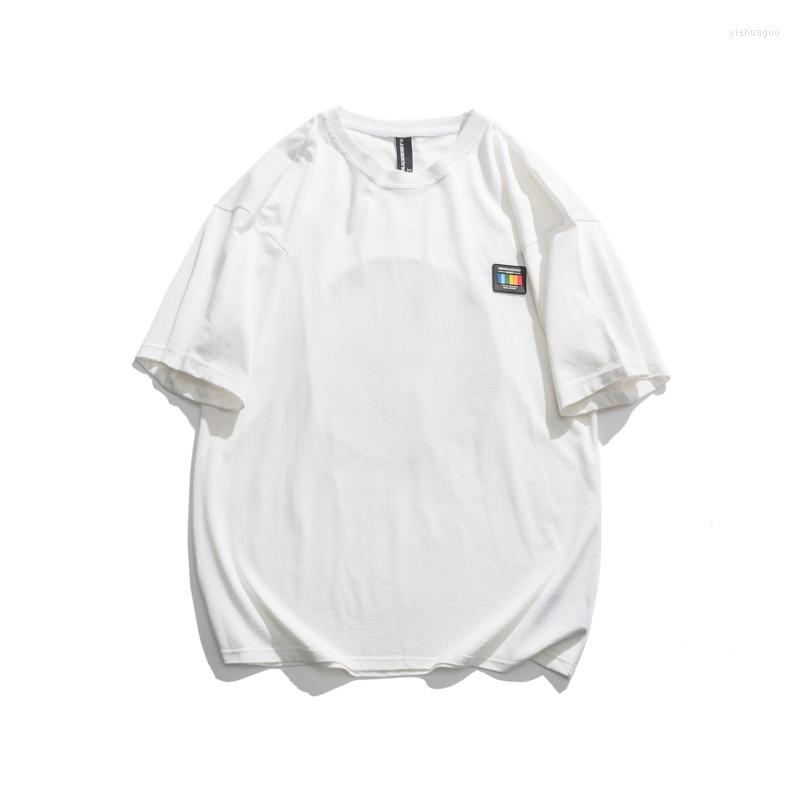 

Men's T Shirts Vintage Letter Print Short Sleeve Men T-shirt Summer Simple Oversized Casual Streetwear Cute Pattern Cotton Classical Tops, Black