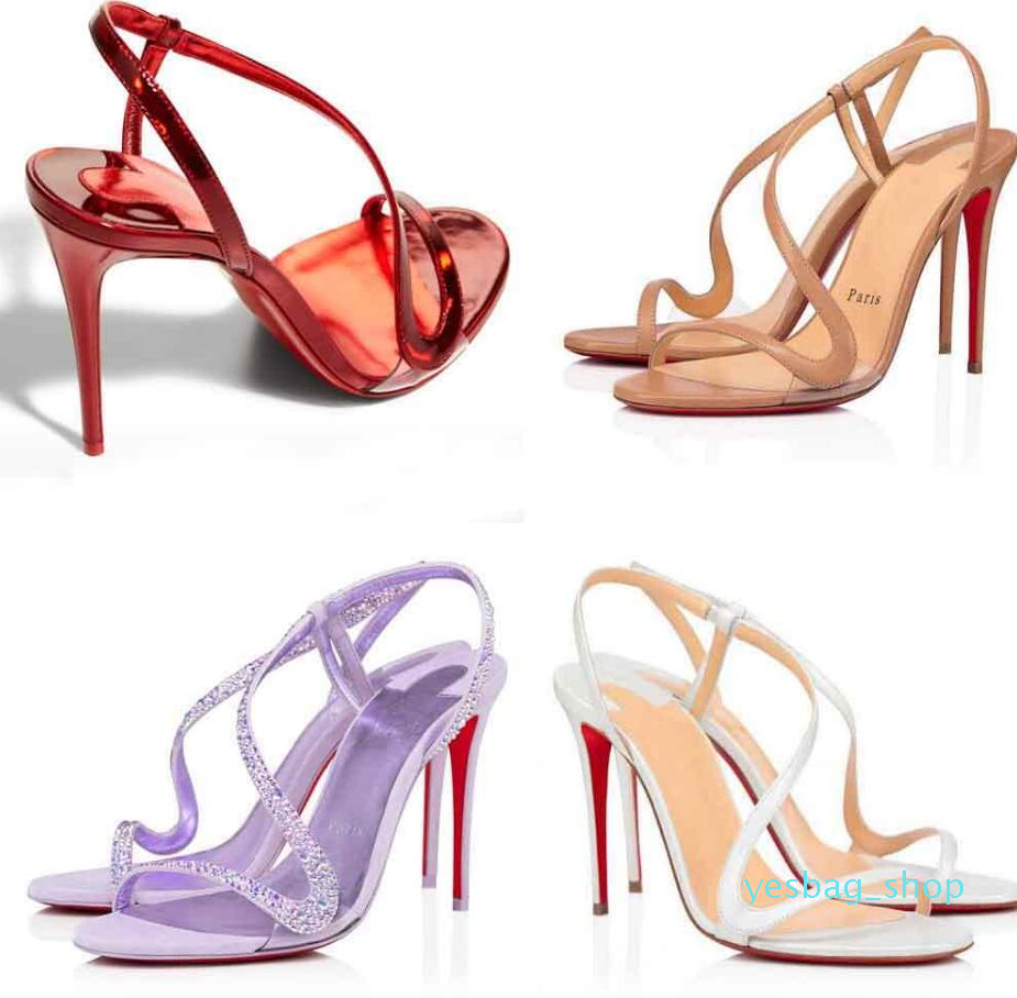 

Women sandals summer luxury brands shoes Summer sexy high heels Rosalie sandal 100mm shoe wedding party dress pumps 09, 101